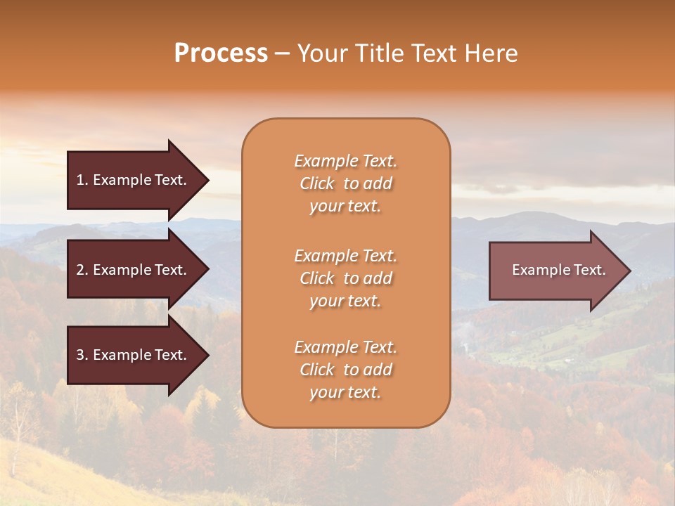 Morning Park Sunrise PowerPoint Template