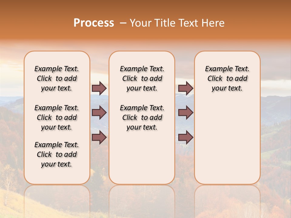 Morning Park Sunrise PowerPoint Template