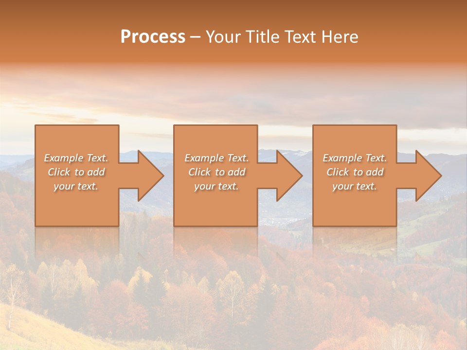 Morning Park Sunrise PowerPoint Template