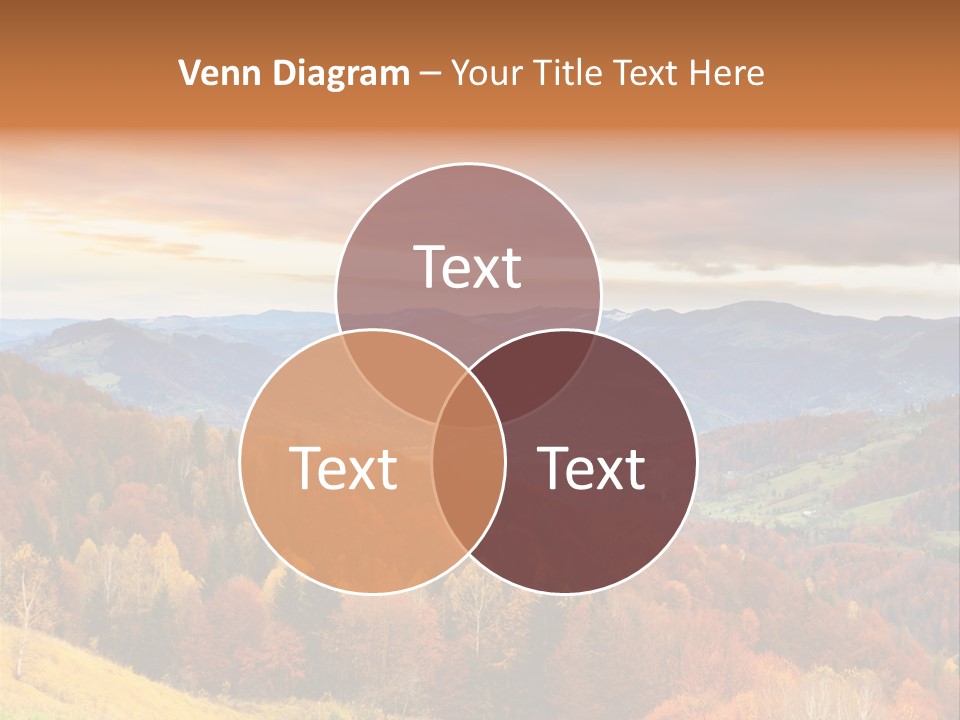 Morning Park Sunrise PowerPoint Template