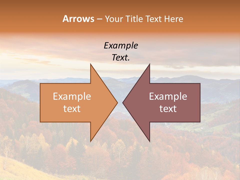 Morning Park Sunrise PowerPoint Template