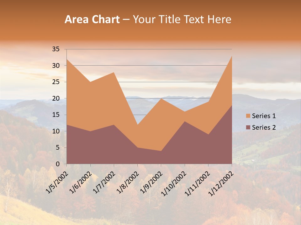 Morning Park Sunrise PowerPoint Template