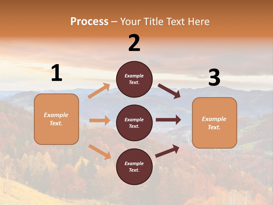 Morning Park Sunrise PowerPoint Template