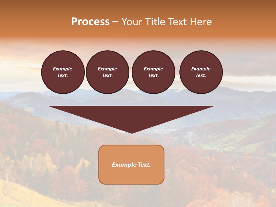 Morning Park Sunrise PowerPoint Template
