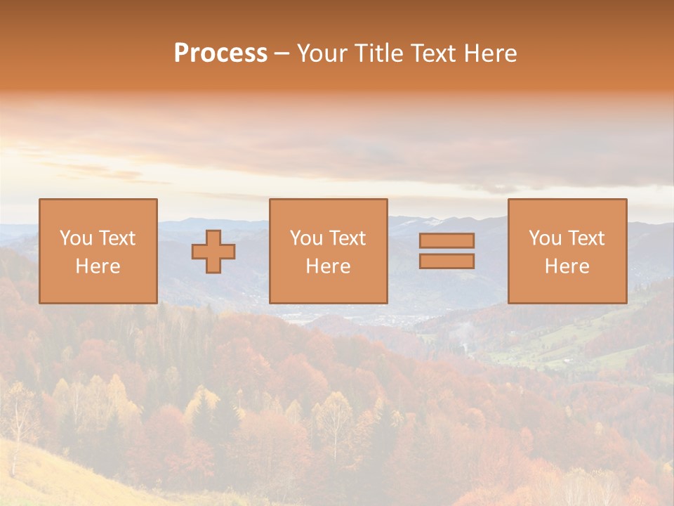 Morning Park Sunrise PowerPoint Template