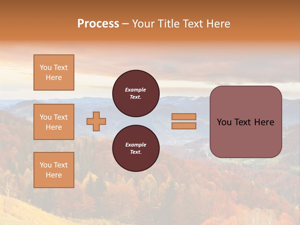 Morning Park Sunrise PowerPoint Template