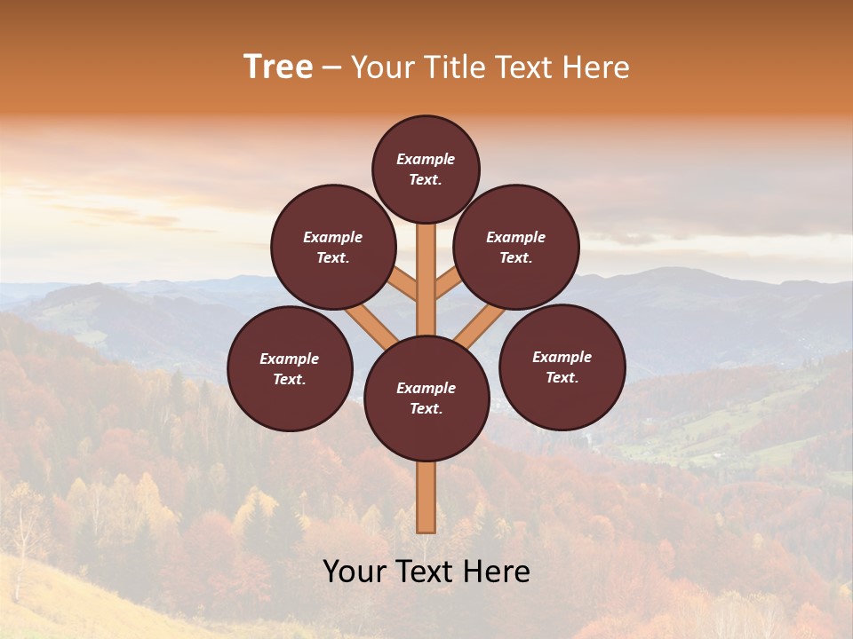 Morning Park Sunrise PowerPoint Template