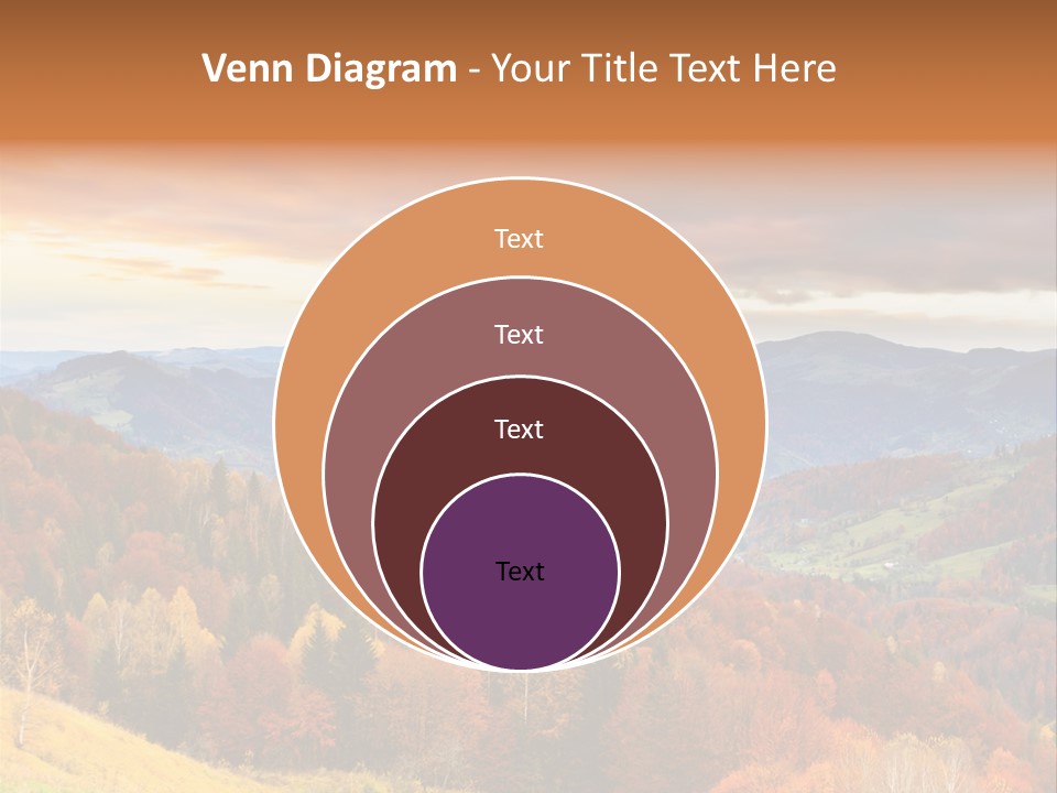 Morning Park Sunrise PowerPoint Template