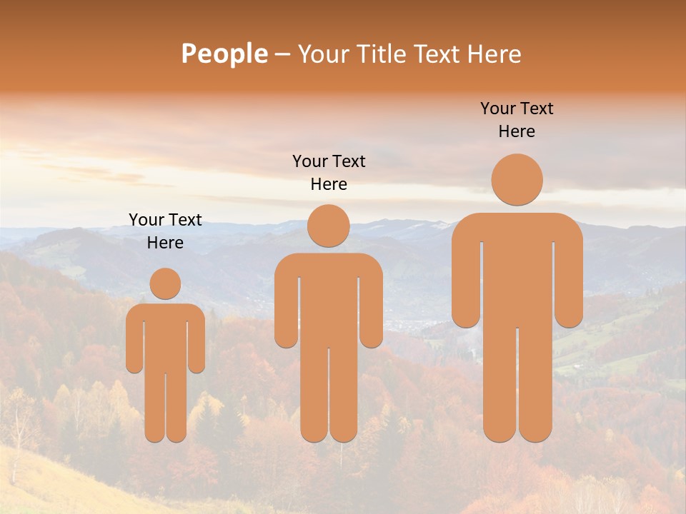 Morning Park Sunrise PowerPoint Template