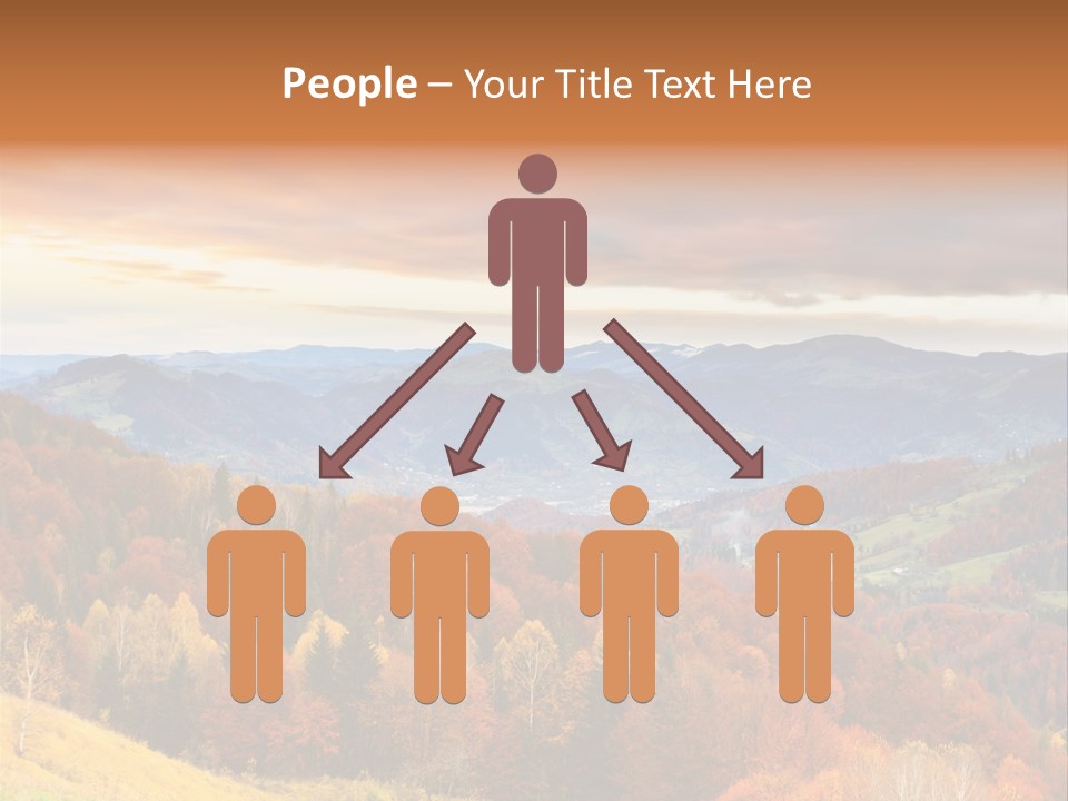 Morning Park Sunrise PowerPoint Template