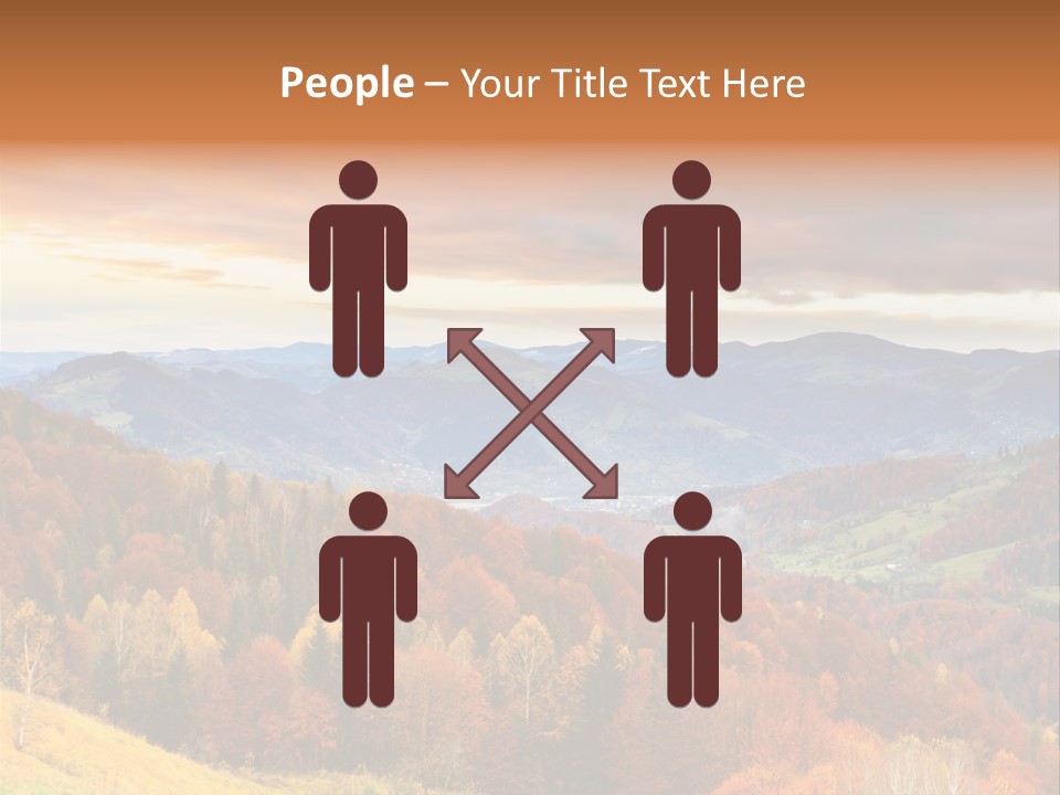 Morning Park Sunrise PowerPoint Template