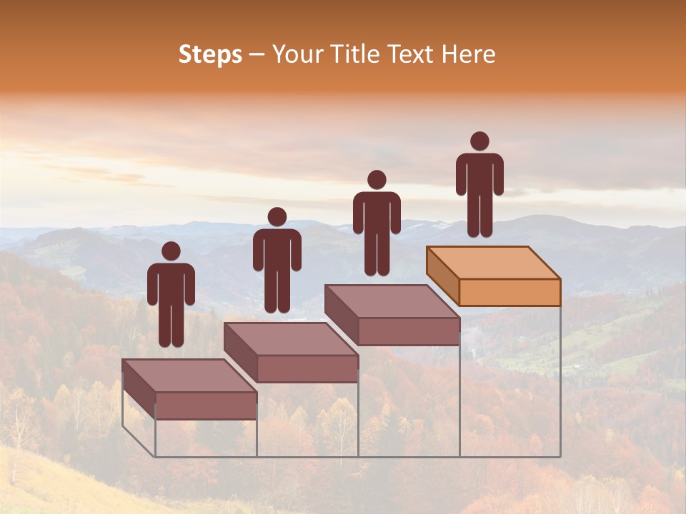 Morning Park Sunrise PowerPoint Template