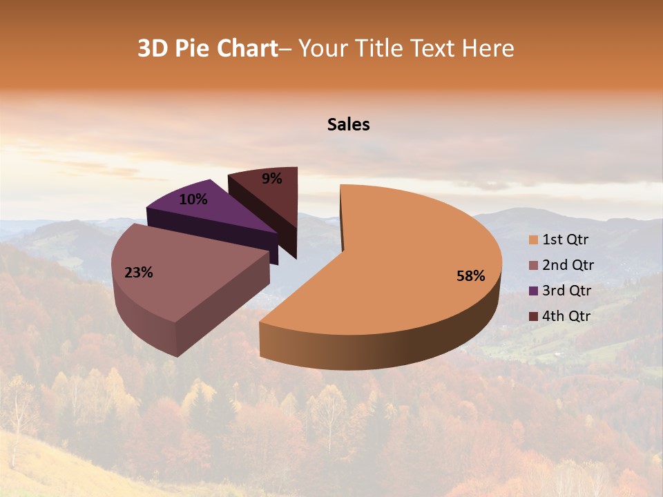 Morning Park Sunrise PowerPoint Template