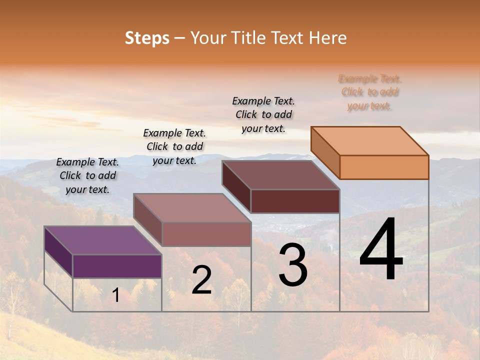 Morning Park Sunrise PowerPoint Template