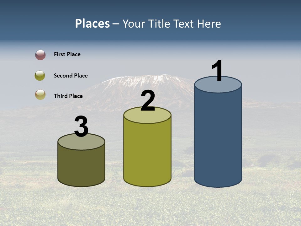 Point Nature Blue PowerPoint Template