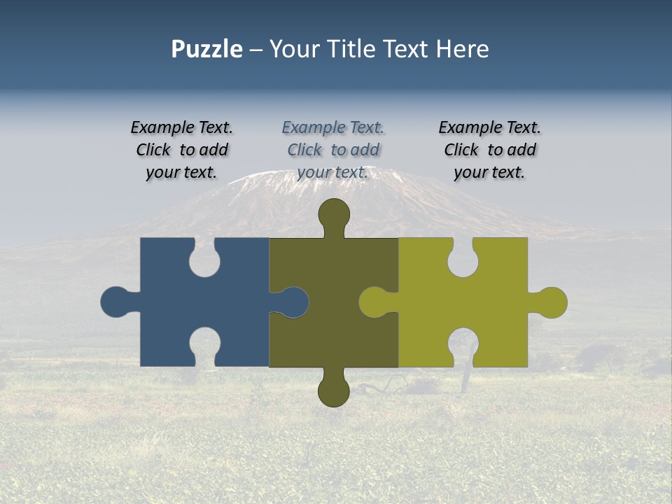 Point Nature Blue PowerPoint Template