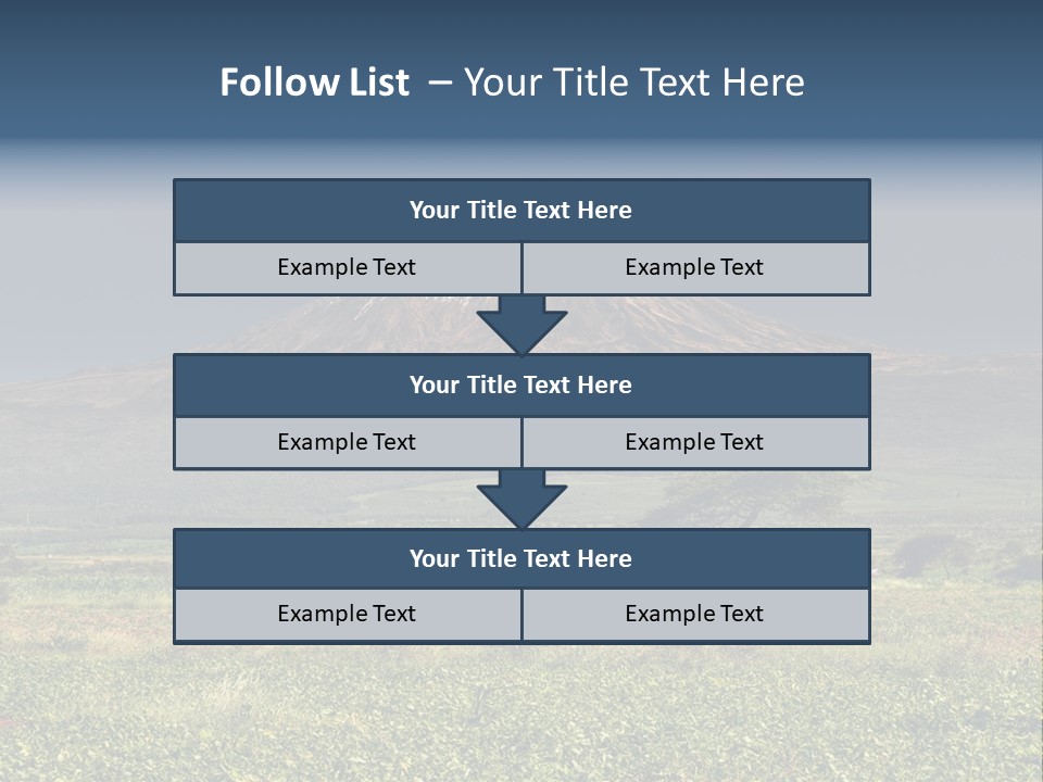 Point Nature Blue PowerPoint Template