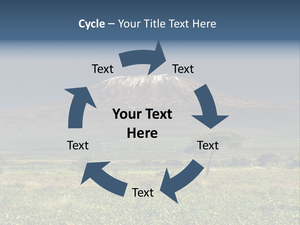 Point Nature Blue PowerPoint Template