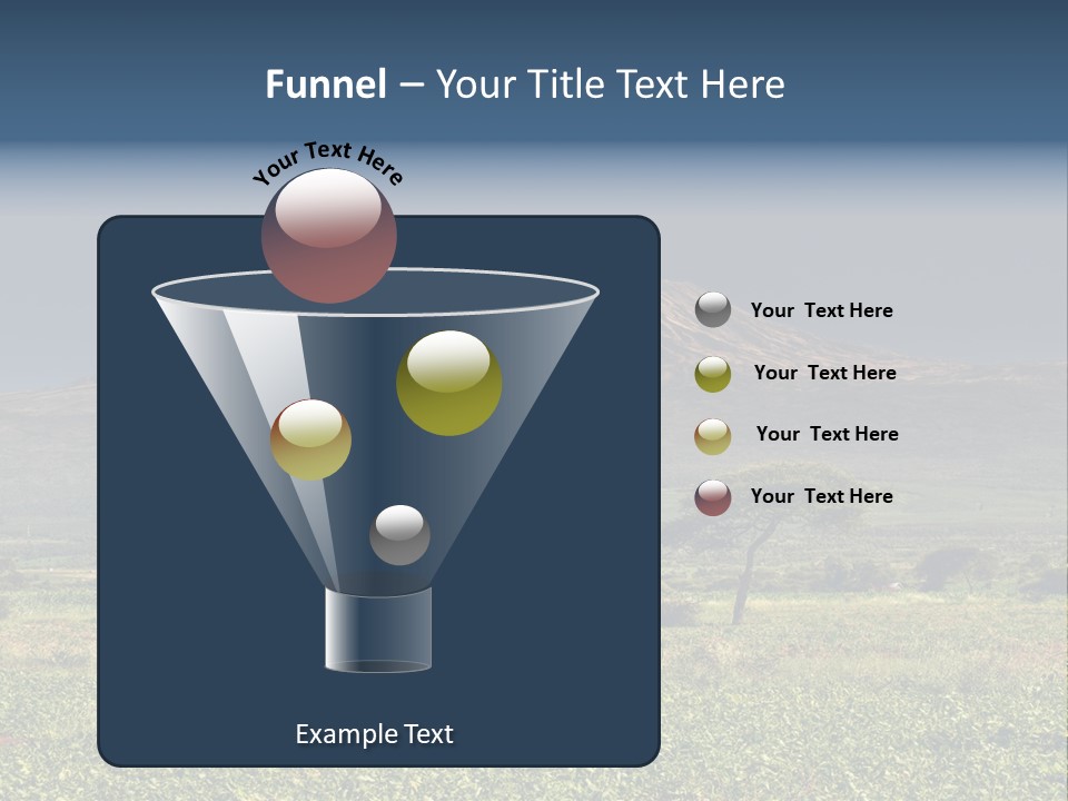 Point Nature Blue PowerPoint Template