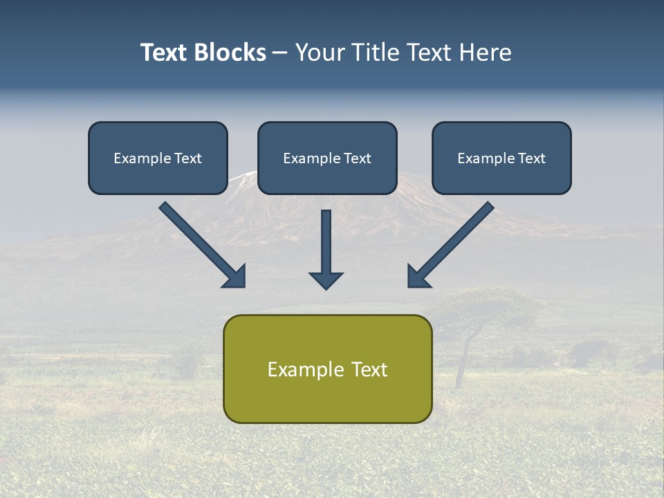 Point Nature Blue PowerPoint Template