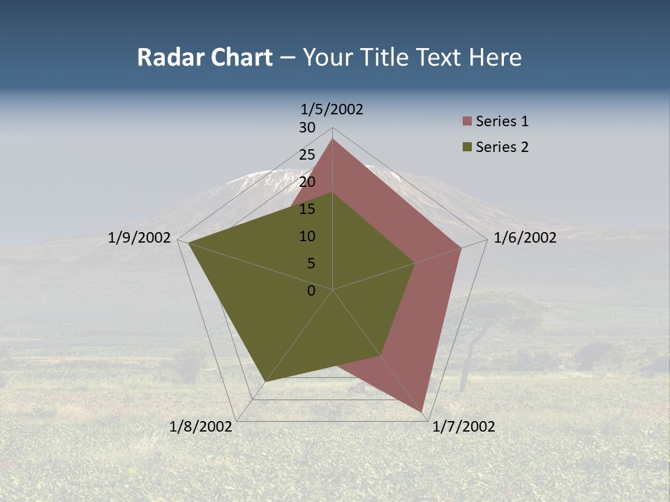 Point Nature Blue PowerPoint Template