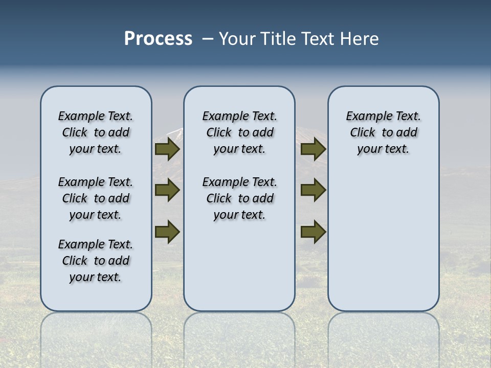 Point Nature Blue PowerPoint Template