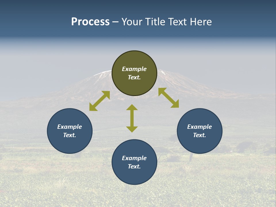 Point Nature Blue PowerPoint Template