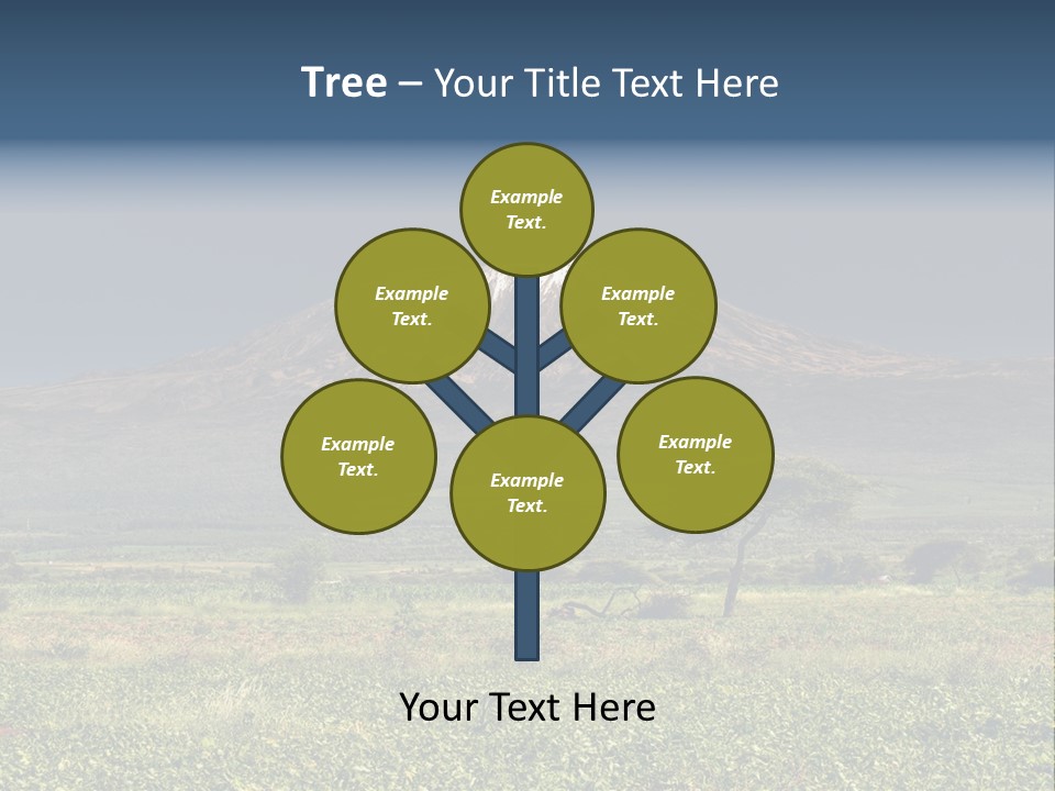 Point Nature Blue PowerPoint Template