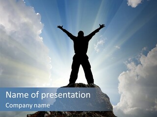 Star Torso Male PowerPoint Template