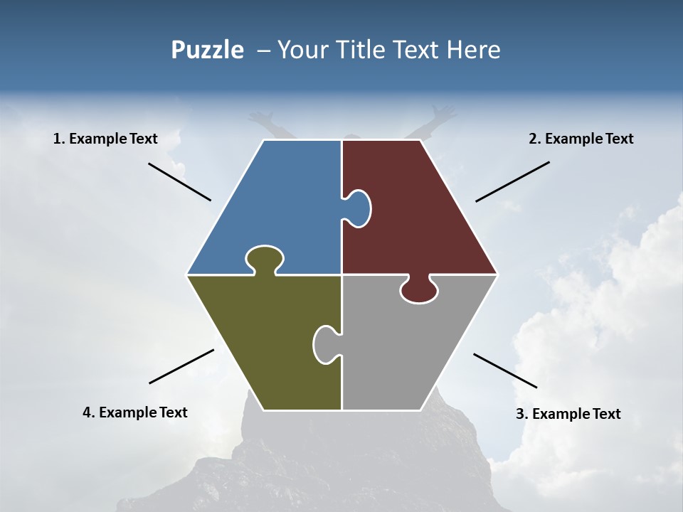 Star Torso Male PowerPoint Template