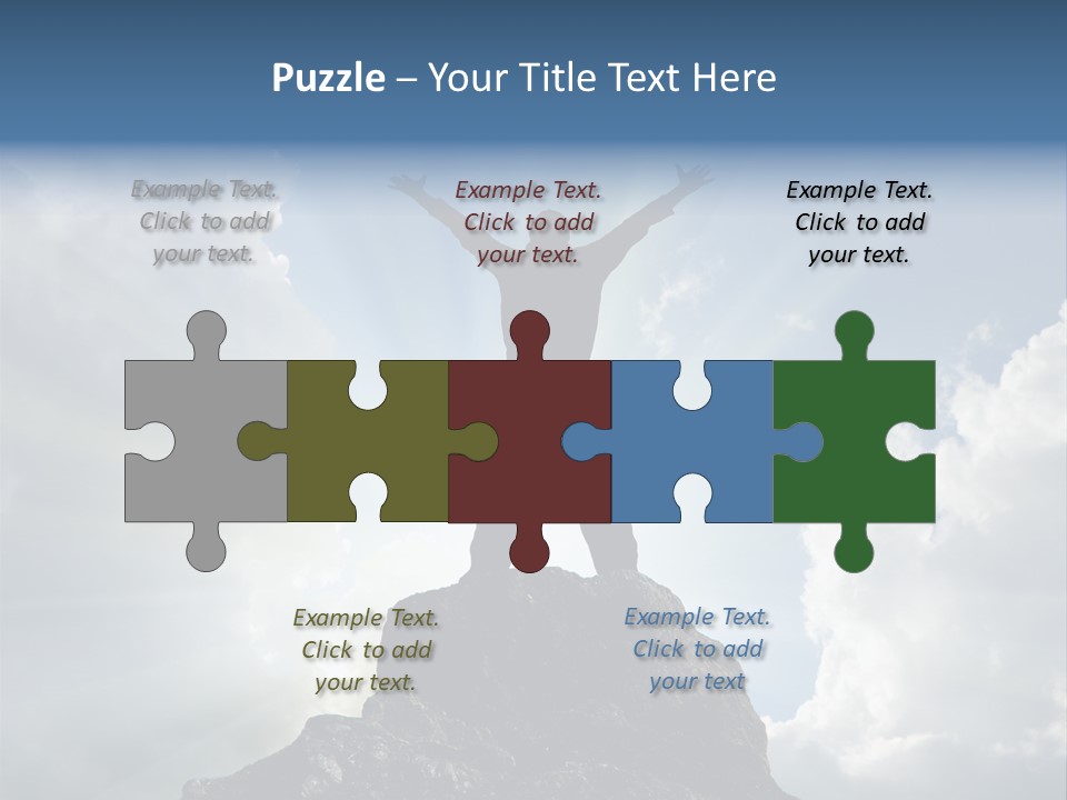 Star Torso Male PowerPoint Template