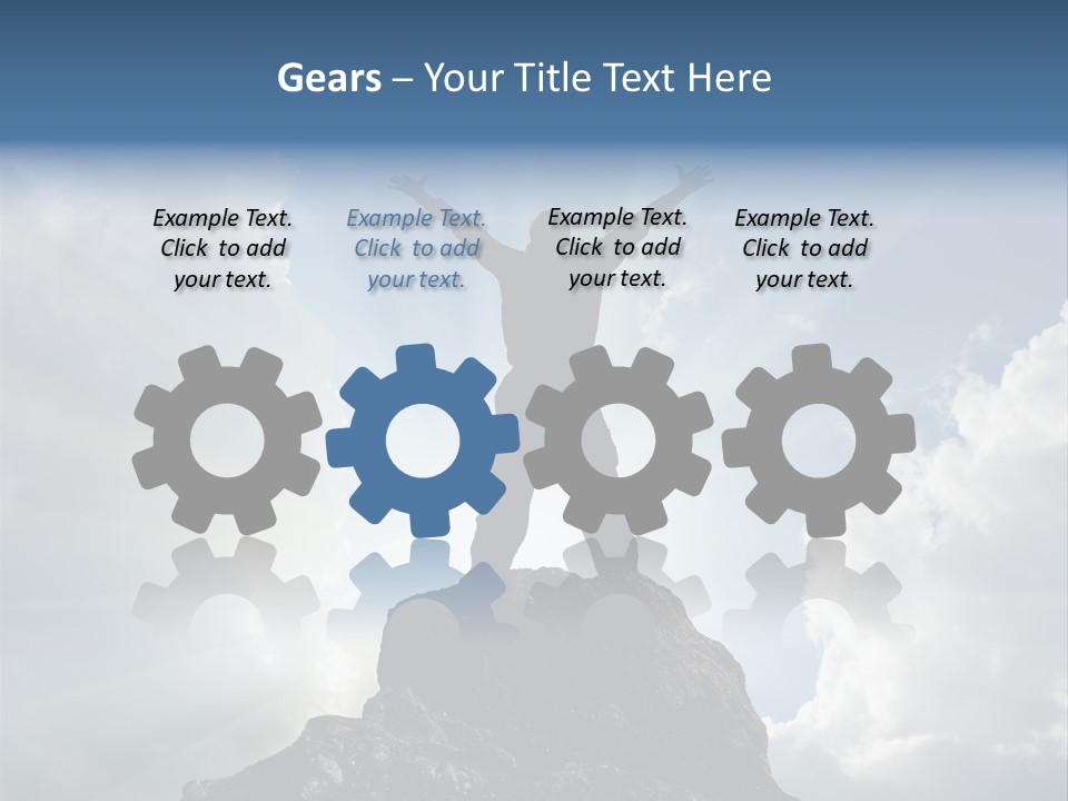 Star Torso Male PowerPoint Template