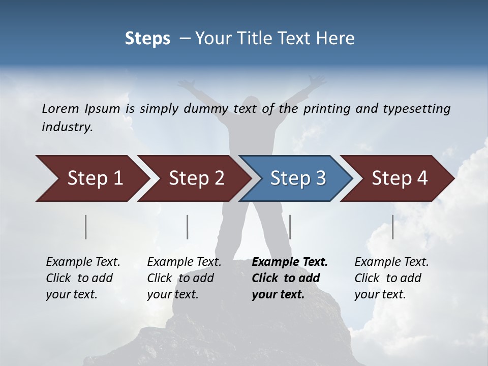 Star Torso Male PowerPoint Template