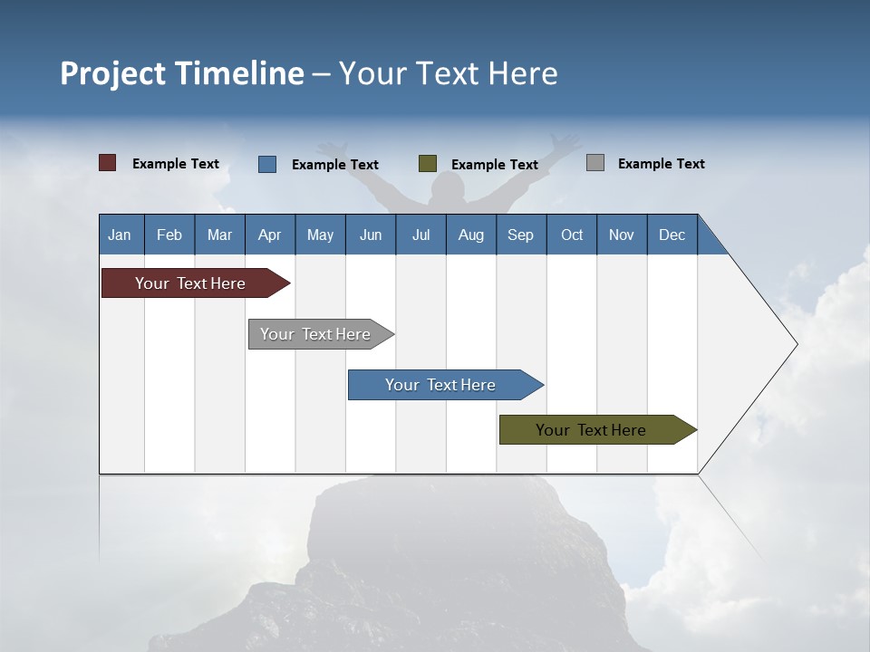 Star Torso Male PowerPoint Template