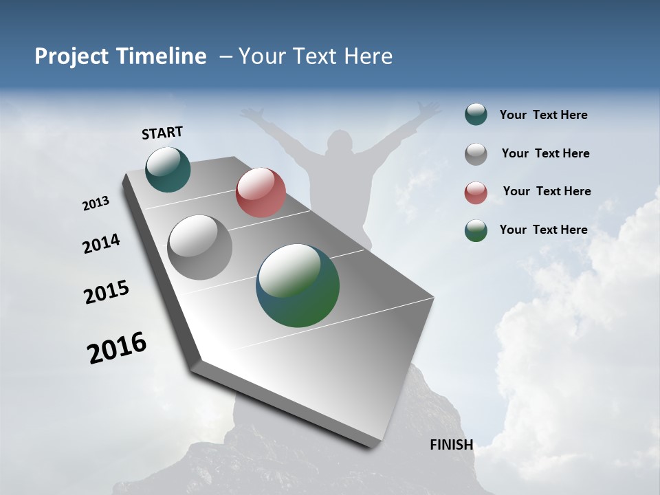Star Torso Male PowerPoint Template