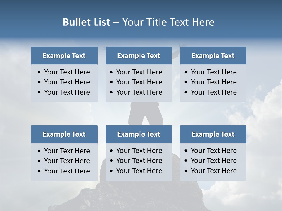 Star Torso Male PowerPoint Template