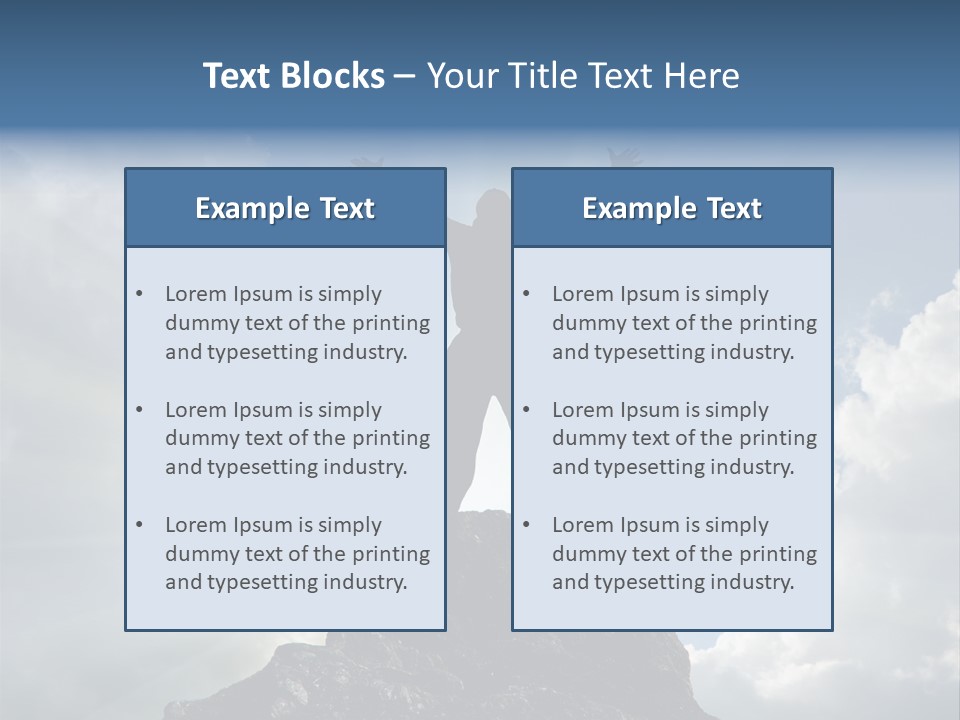 Star Torso Male PowerPoint Template