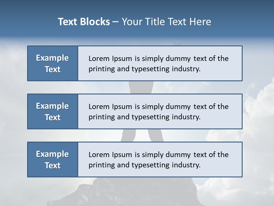Star Torso Male PowerPoint Template