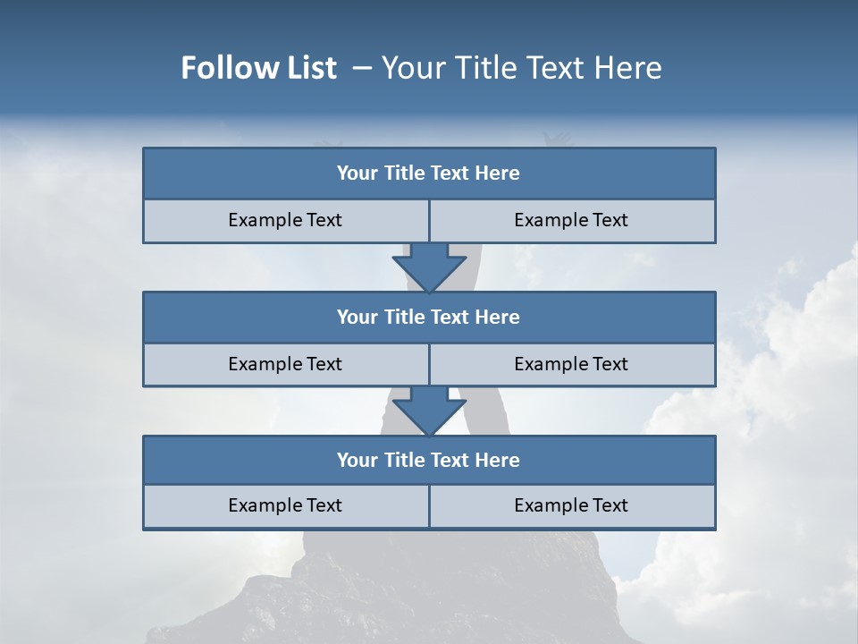 Star Torso Male PowerPoint Template
