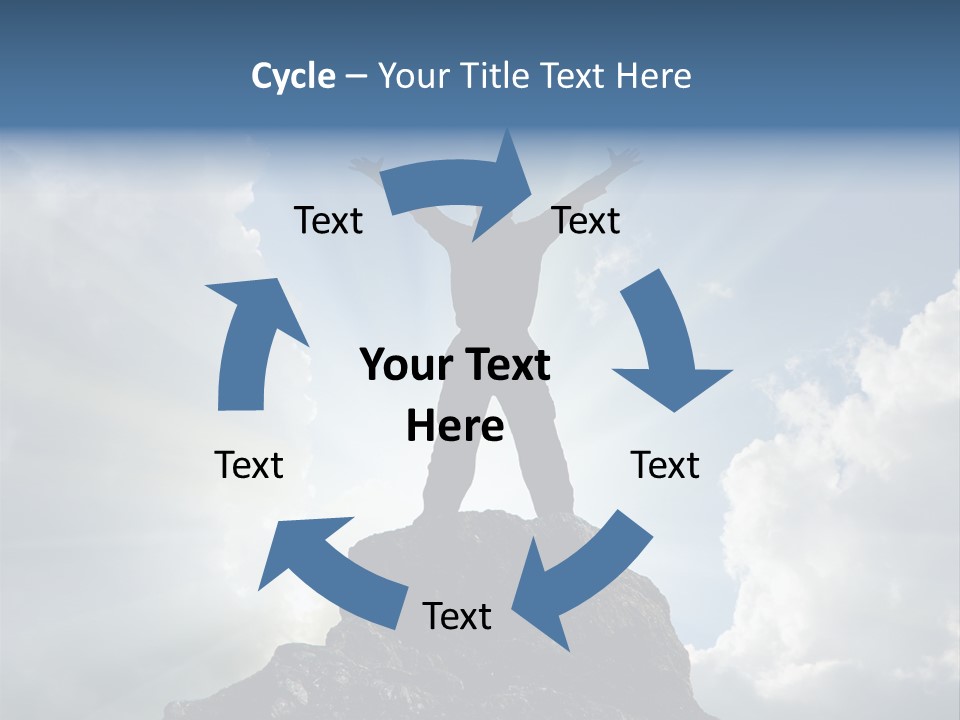 Star Torso Male PowerPoint Template