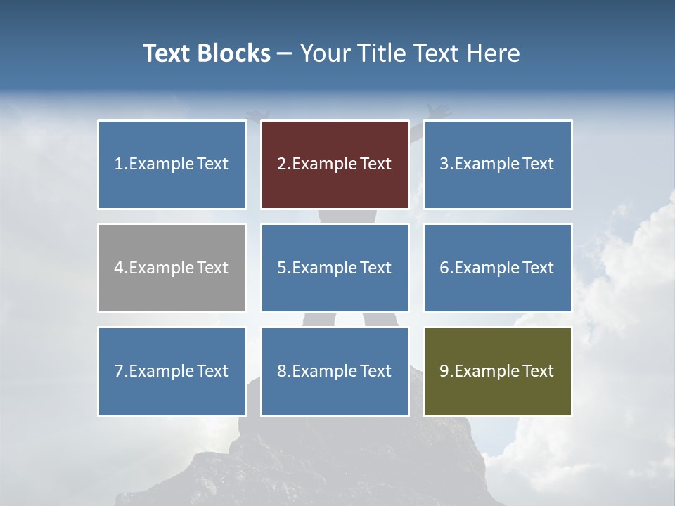 Star Torso Male PowerPoint Template