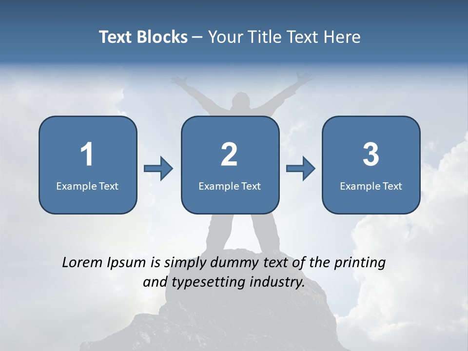 Star Torso Male PowerPoint Template