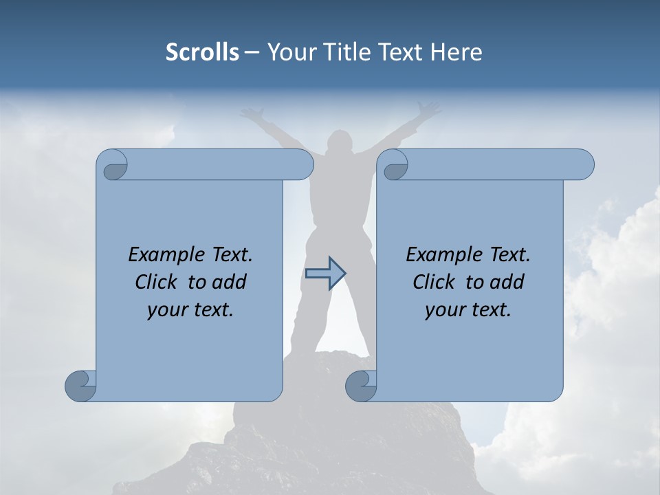 Star Torso Male PowerPoint Template