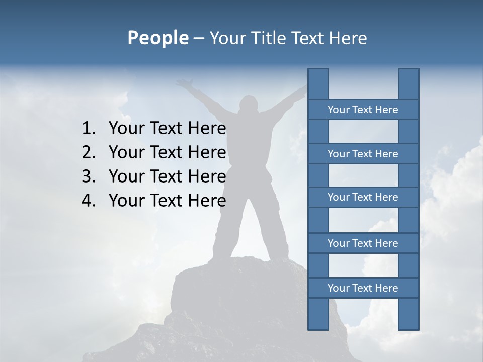 Star Torso Male PowerPoint Template