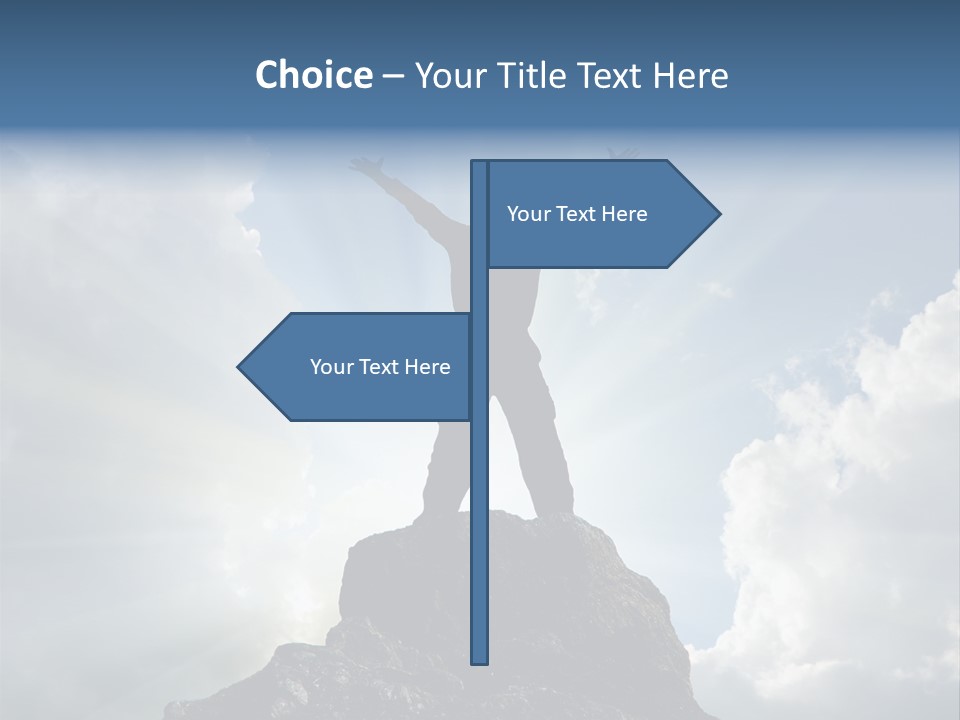 Star Torso Male PowerPoint Template