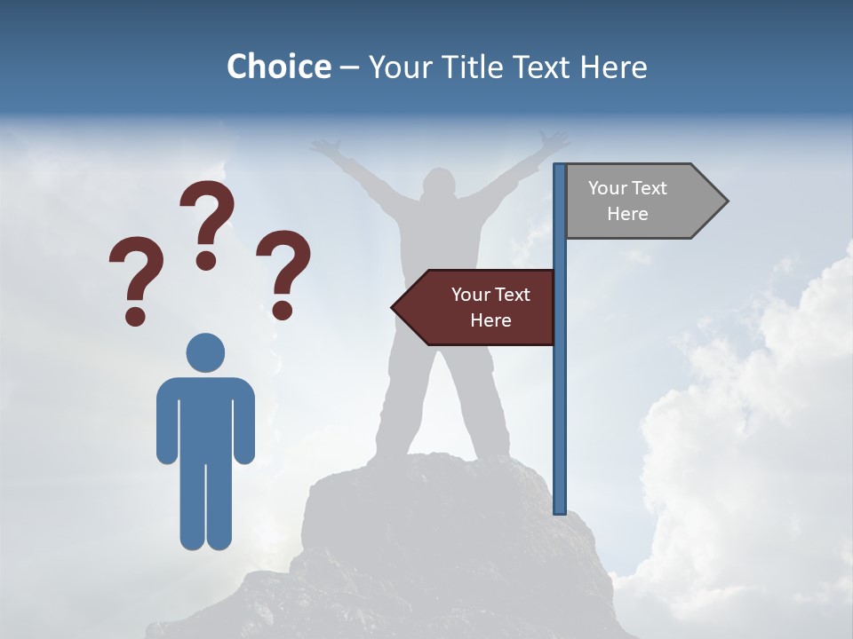 Star Torso Male PowerPoint Template