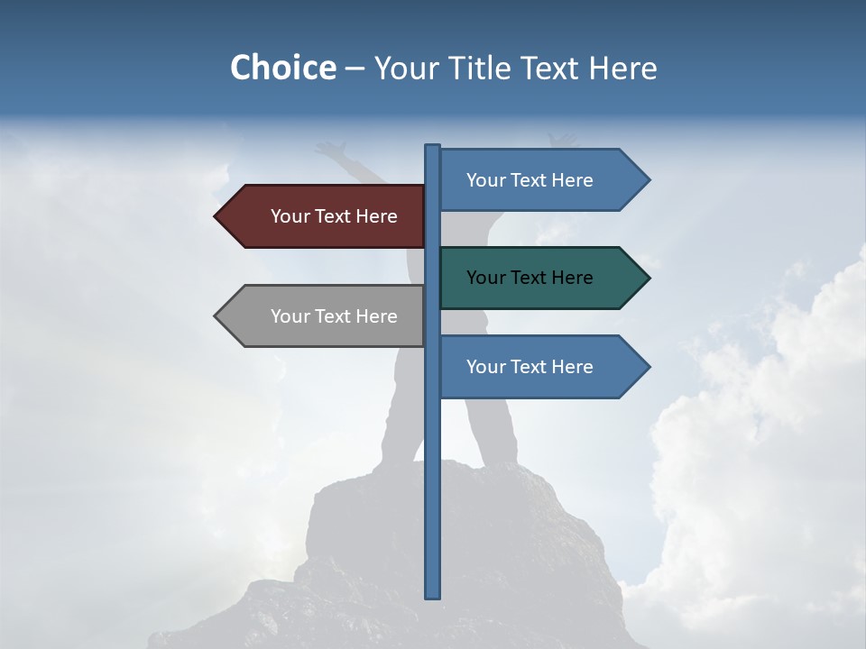 Star Torso Male PowerPoint Template