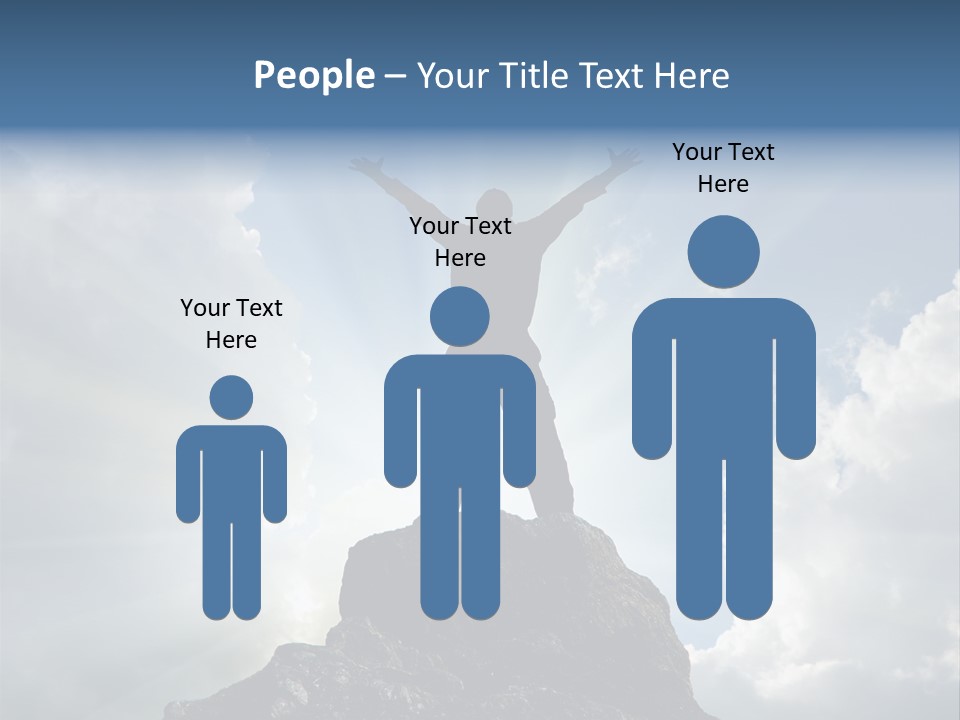 Star Torso Male PowerPoint Template