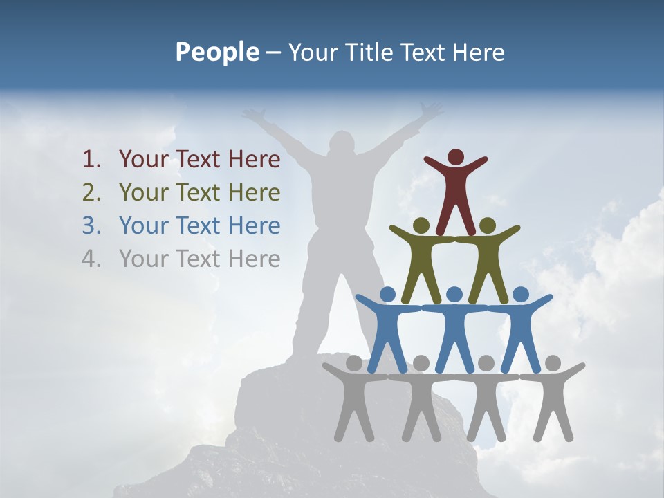 Star Torso Male PowerPoint Template