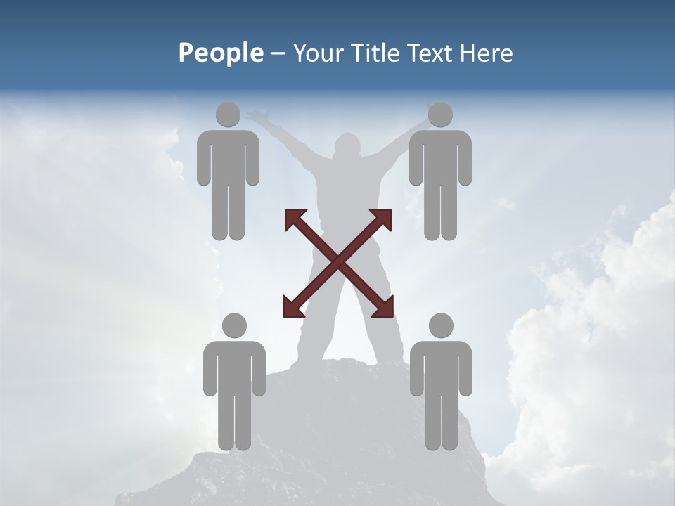 Star Torso Male PowerPoint Template